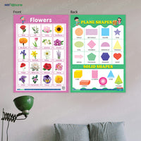 Flower & Plain Shape Chart – A Fun & Educational Learning Tool for Kids!