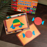 Shape Puzzle Level 1 - Tangram Inspired Pattern Building Set for Kids