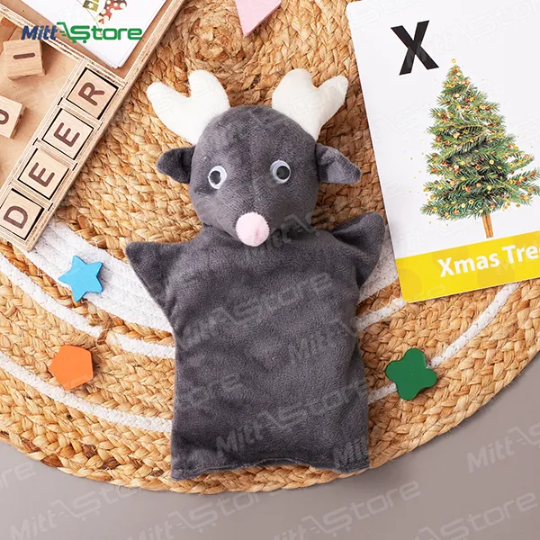 Reindeer Hand Puppets – Fun & Educational Storytelling Toy for Kids