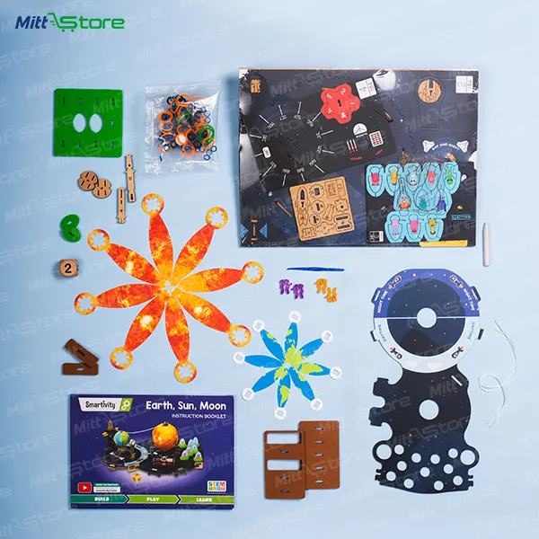Earth-Sun-Moon DIY Space Model Kit – Interactive 3D STEM Toy for Kids