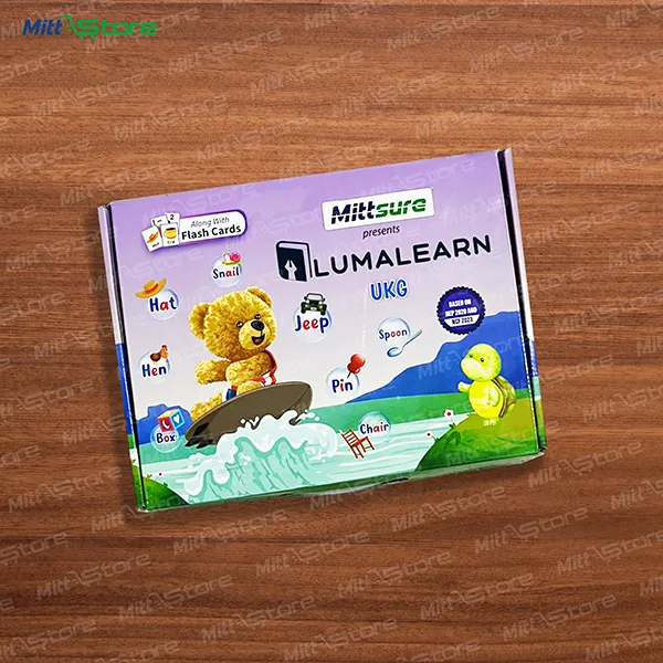 Mittsure LumaLearn UKG Box | Preschool Education Kit (4–7 Yrs)  for Early Learning (Excludes Hindi Books)
