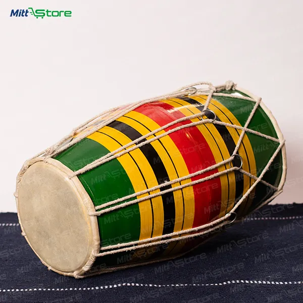 Bright Multicolor Baby Dholak – Musical Drum Toy for Toddlers
