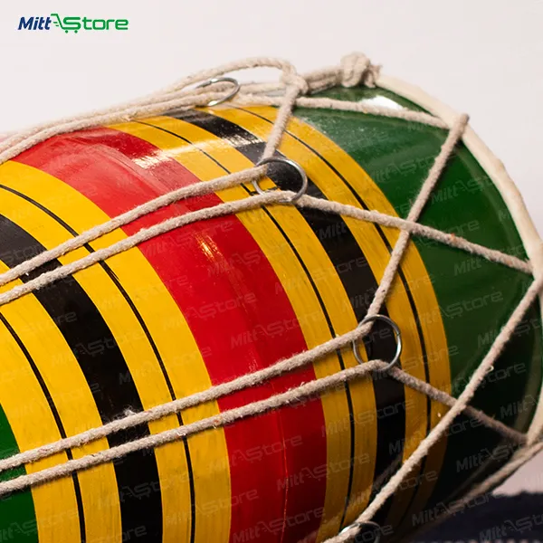 Bright Multicolor Baby Dholak – Musical Drum Toy for Toddlers