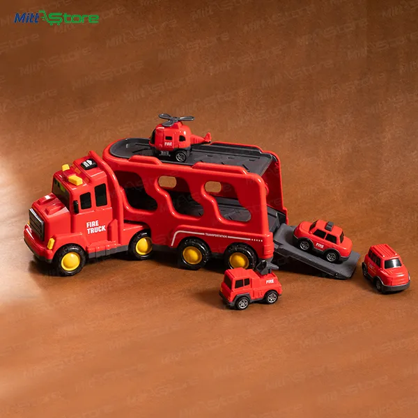 5-in-1 Fire Truck Toy Set with Lights & Sound