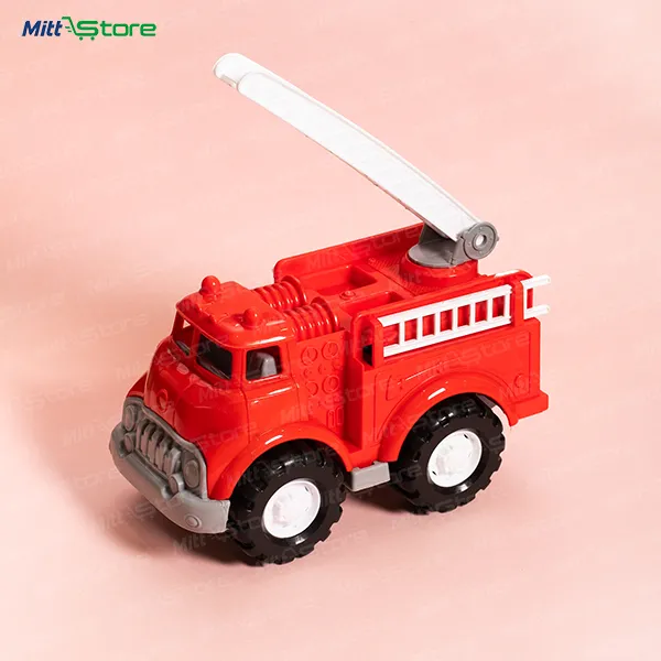 Fire Truck Toy For Kids, Push-Go Fire Engine with Lights, Sound 