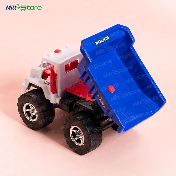 Plastic Police Vehicle – Friction-Powered Action Toy for Kids