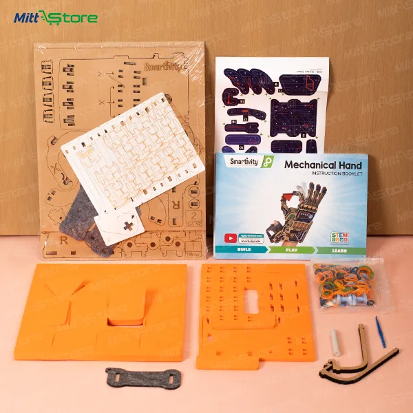 Smartivity DIY Robotic Mechanical Hand STEM Toy for Kids – Learn Biomimicry & Engineering