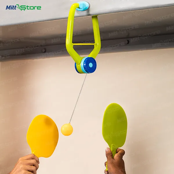 Table Tennis Set with Rackets For Kids, Balls & Launcher