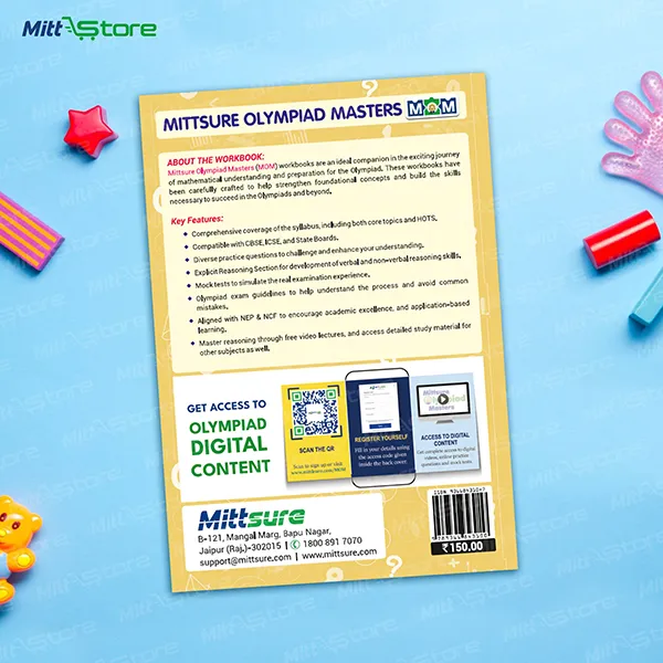Mittsure Olympiad Masters (MOM) workbooks class 1: Mathematics