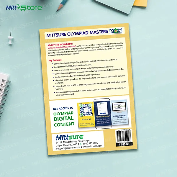 Mittsure Olympiad Masters (MOM) workbooks class 1: Science