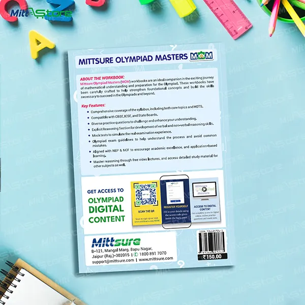 Mittsure Olympiad Masters (MOM) workbooks class 2: Mathematics