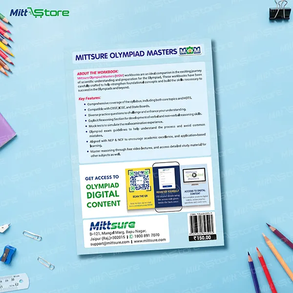 Mittsure Olympiad Masters (MOM) workbooks class 2: Science