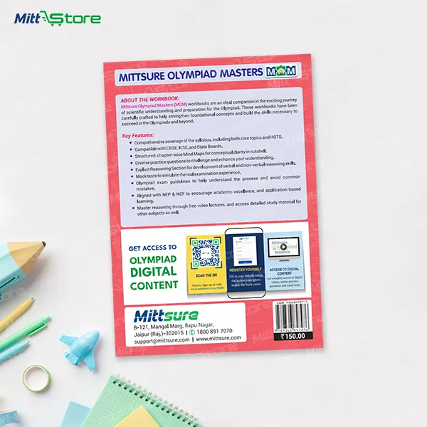 Mittsure Olympiad Masters (MOM) workbooks class 5: Science