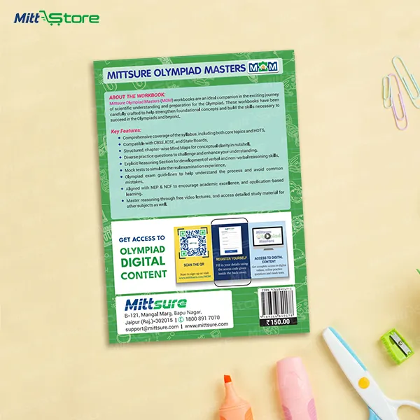Mittsure Olympiad Masters (MOM) workbooks class 6: Mathematics