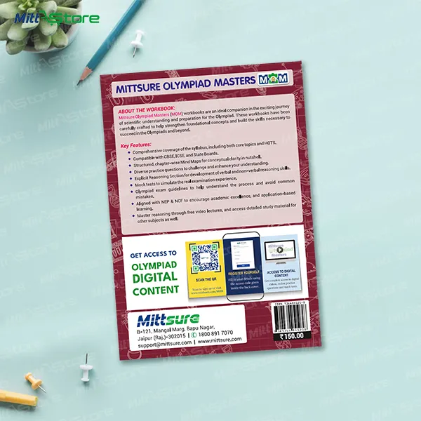 Mittsure Olympiad Masters (MOM) workbooks class 8: Science