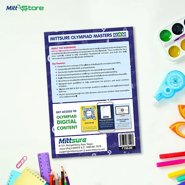 Mittsure Olympiad Masters (MOM) workbooks class 9: Mathematics