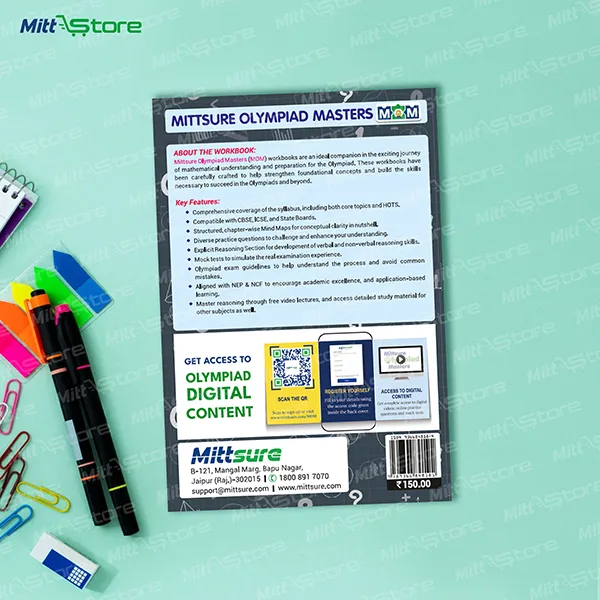 Mittsure Olympiad Masters (MOM) workbooks class 10: Mathematics