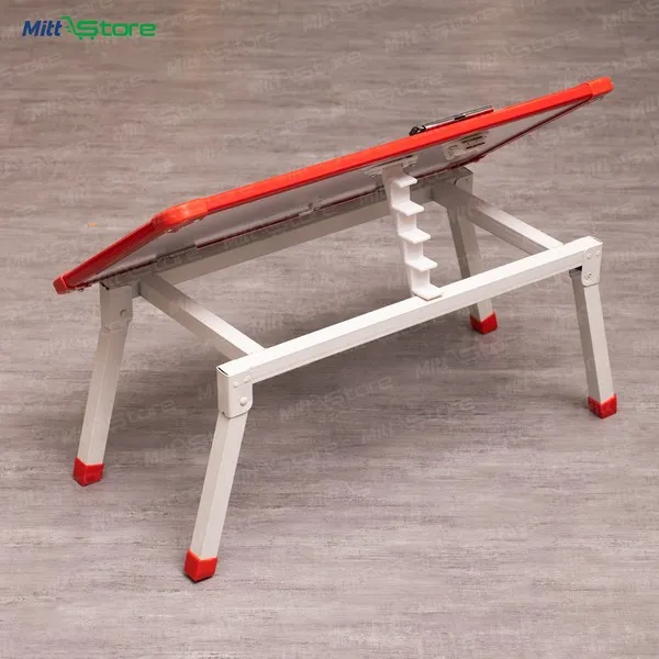 Foldable Study Table For Kids with Whiteboard Top, Clipboard Clip & Adjustable Inclination | Multipurpose Kids & Adults Desk