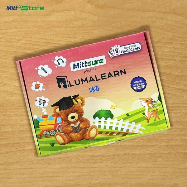 Mittsure LumaLearn LKG Box | Preschool Education Kit (3–6 Yrs)  for Early Learning (Excludes Hindi Books)