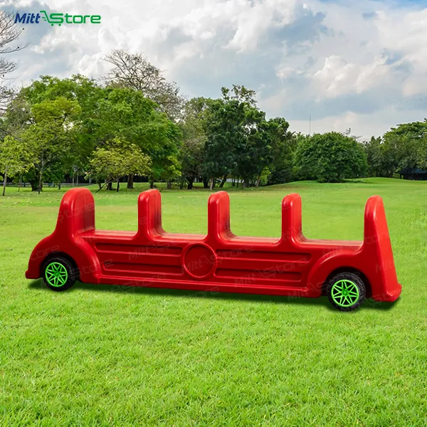 School Bus Rider – 4-Seater Ride-On for Kids (Red Color)