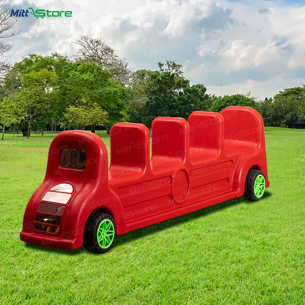 School Bus Rider – 4-Seater Ride-On for Kids (Red Color)