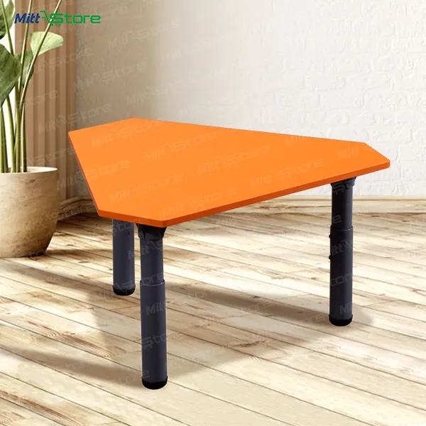Adjustable Study & Play Table for Children in fun Orange color