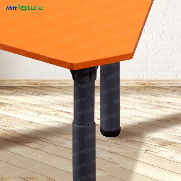 Adjustable Study & Play Table for Children in fun Orange color