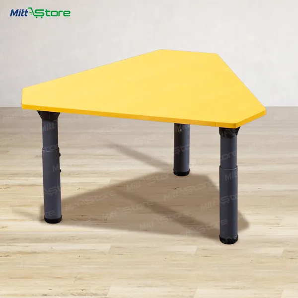 Bright Yellow Kids Learning & Craft Table with Adjustable Height
