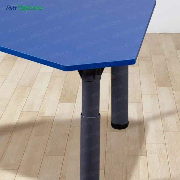 Blue Sturdy Adjustable Activity Table for Preschool & Home Learning