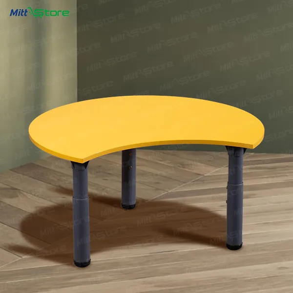 Creative Shaped Table for Preschool Classrooms - Yellow color