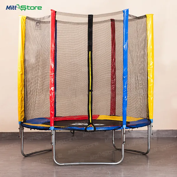 Kids Trampoline with Safety Net – Safe Indoor & Outdoor Play