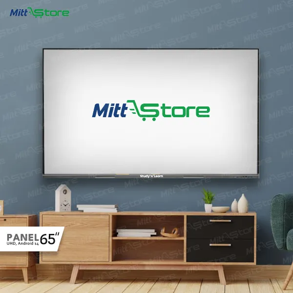 65" UHD interactive panel with accurate ±1 mm touch, robust connectivity and Android 14