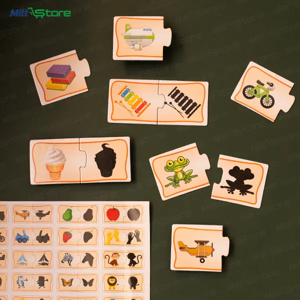 Shadow Matching Self-Correcting Puzzle for Kids – Early Learning Educational Toy (Ages 3–7)