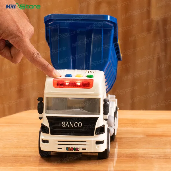 Large Blue Tipper Truck Toy – Heavy Duty Construction Toy For Kids