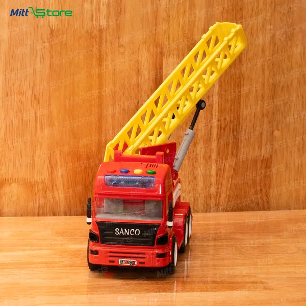 Fire Rescue Truck Toy with Extendable Ladder