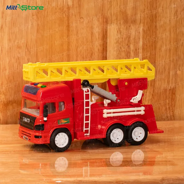 Fire Rescue Truck Toy with Extendable Ladder