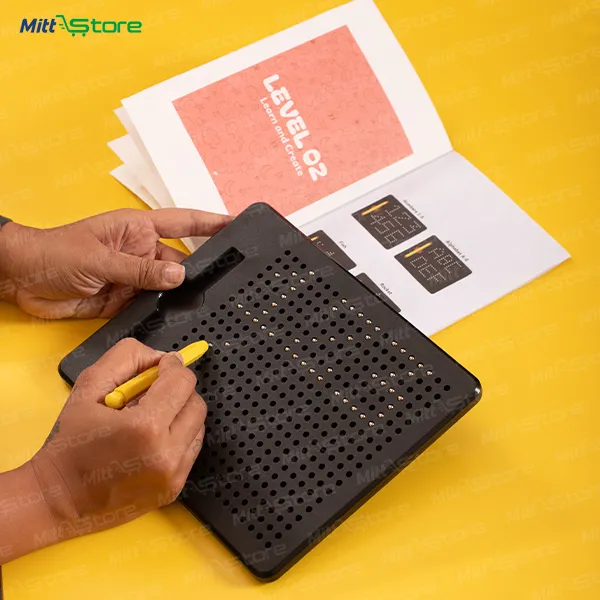 Magnetic Drawing Board for Kids with Pattern Booklet