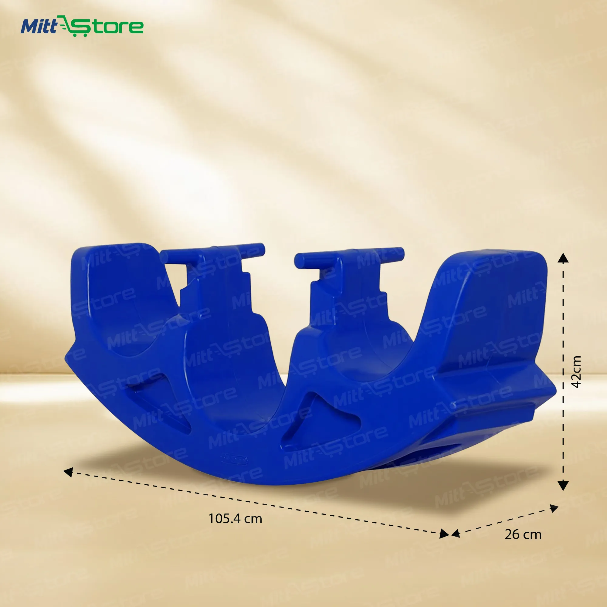 Kids Dark Blue Rocker Tunnel Toy – Convertible Rocker, Crawl Tunnel & Balance Play for Toddlers (Non-Toxic, 1–5 Yrs)