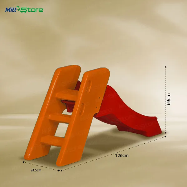 Orange & Red Kids Play Slide – Strong, Safe & Easy to Assemble