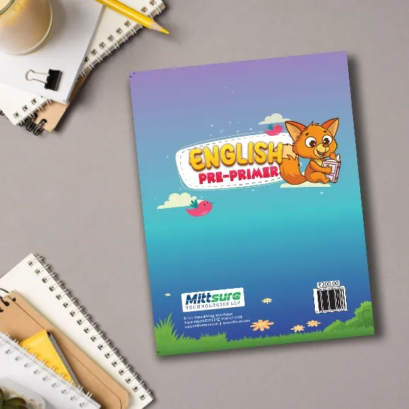 Emagix English Pre-Primer – LKG Reading Book by Mittsure