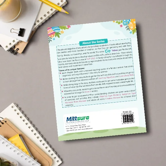Class 5 Core Values | Moral Education Book | Size 23×36 cm