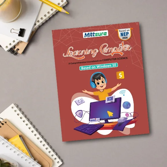 Class 5 Learning Computer | Computer Education Book | Size 23×36 cm