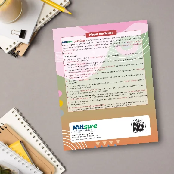 Class 5 Mathsphere | Mathematics Learning Book | Size 23×36 cm