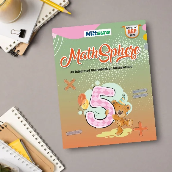 Class 5 Mathsphere | Mathematics Learning Book | Size 23×36 cm