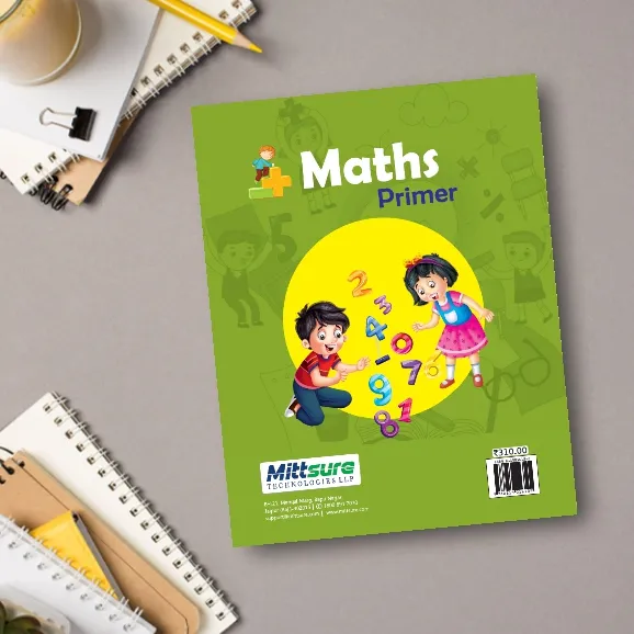 UKG Maths Primer | Early Mathematics Learning Book | Size 23×36 cm