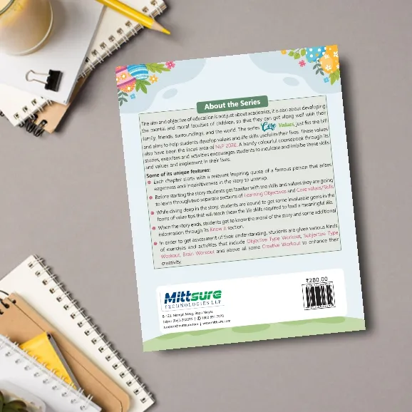 Class 4 Core Values | Moral Education Book | Size 23×36 cm