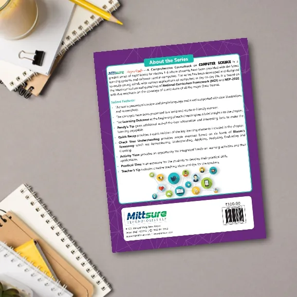 Class 4 Learning Computer | Computer Education Book | Size 23×36 cm