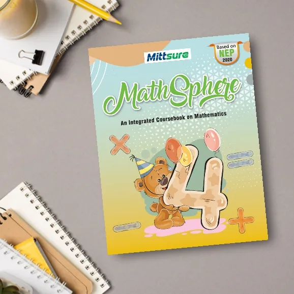 Class 4 Mathsphere | Mathematics Learning Book | Size 23×36 cm