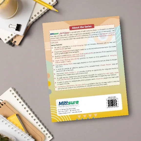 Class 4 Mathsphere | Mathematics Learning Book | Size 23×36 cm