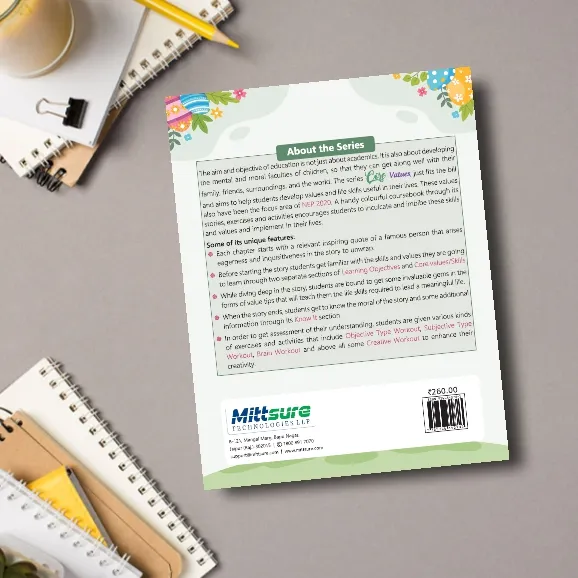 Class 2 Core Values | Moral Education Book | Size 23×36 cm